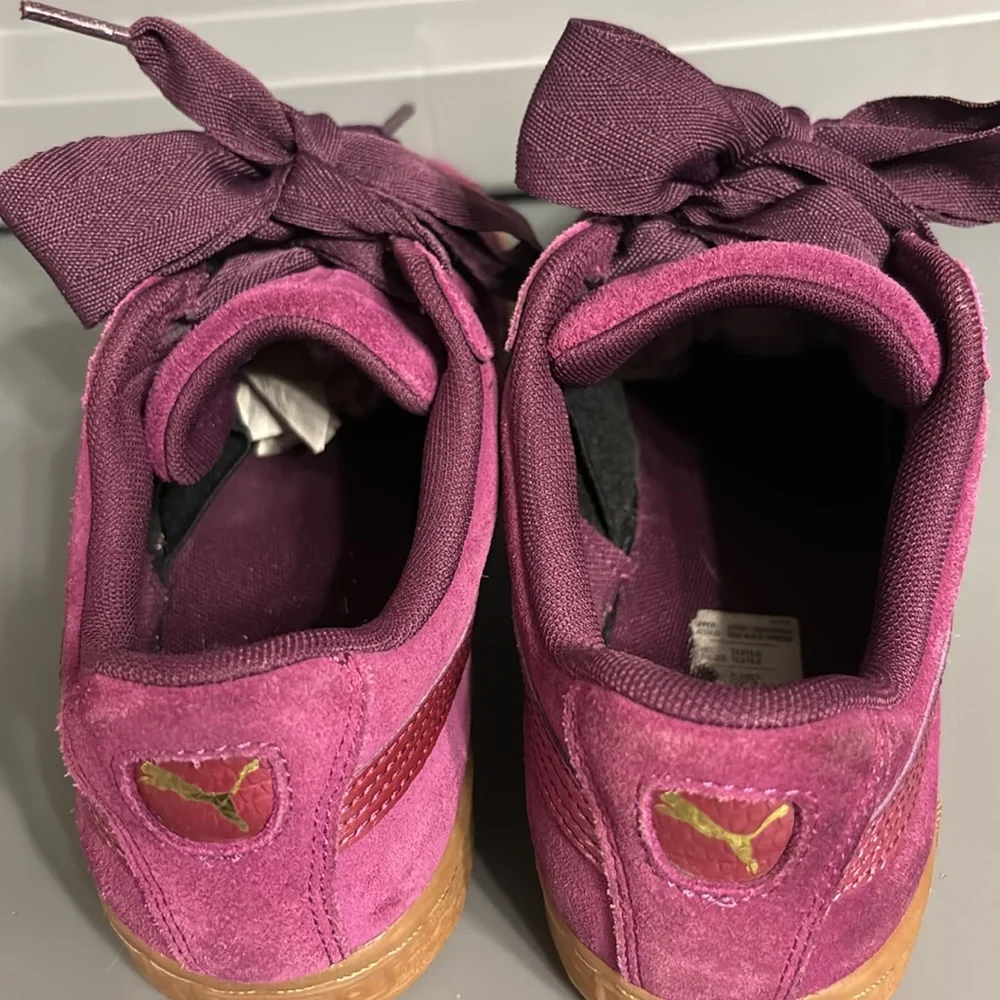 Puma Suede Heart Dark Purple